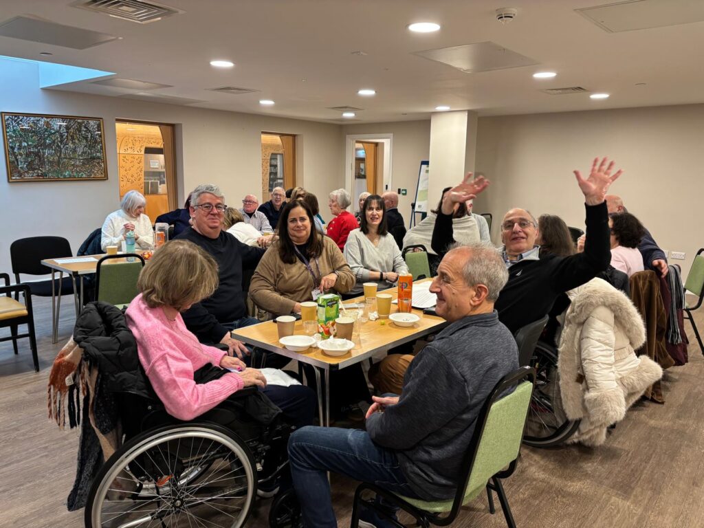 Attendees at a JEMS group for multiple sclerosis